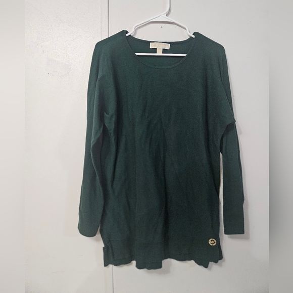 Michael Michael Kors Long Sleeve Dark Green Sweater! - Picture 1 of 6